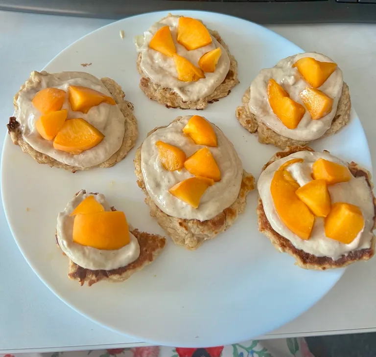 high protein apple pancakes
